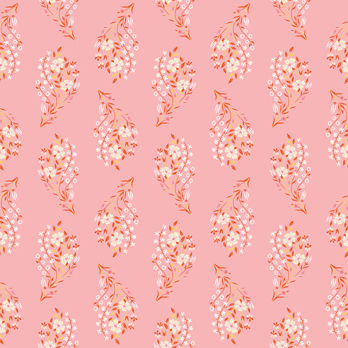 Riley Blake Fabrics Peach Cobbler Lily Asbury Daydream Pink