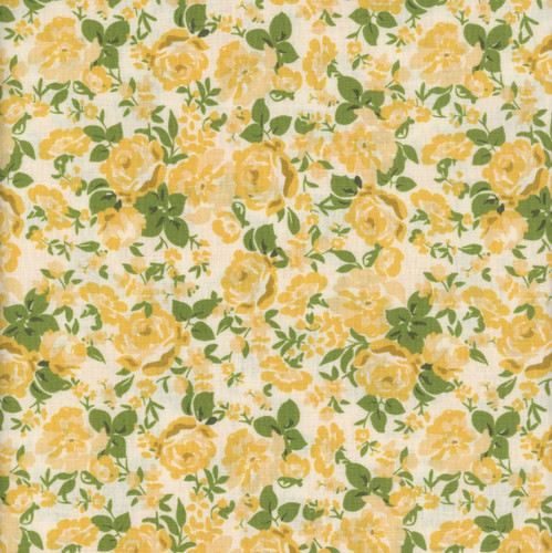 Riley Blake Fabrics Cowgirl Echo Park Floral Yellow
