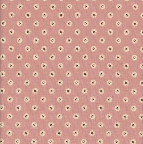 Riley Blake Fabrics Cowgirl Echo Park Flower Dots Pink