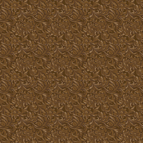 Riley Blake Fabrics Cowgirl Echo Park Leather Brown