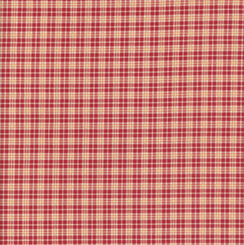 Riley Blake Fabrics Summer's in Town Sandy Gervais Plaid Red