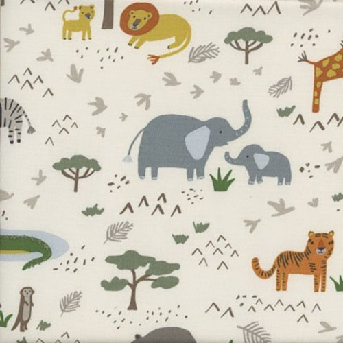 Riley Blake Fabrics Leo and Savannah Deena Rutter Main Cream