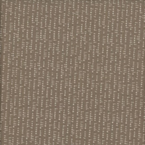 Riley Blake Fabrics Leo and Savannah Deena Rutter Text Taupe