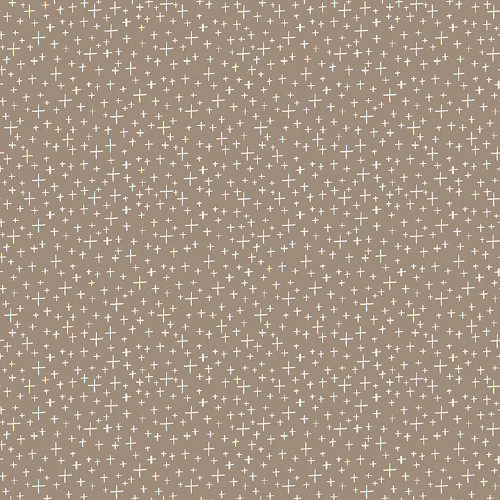 Riley Blake Fabrics Leo and Savannah Deena Rutter Criss Cross Taupe