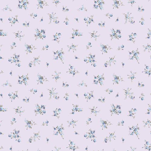 Riley Blake Fabrics Daybreak on the Prairie Modern Prairie Garden Bouquet Purple