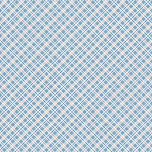 Riley Blake Fabrics Daybreak on the Prairie Modern Prairie Plaid Blue