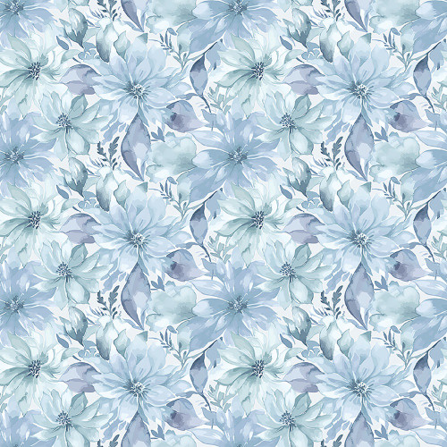 Riley Blake Fabrics Daybreak on the Prairie Modern Prairie Floral Blue