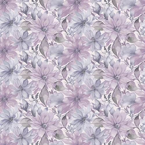 Riley Blake Fabrics Daybreak on the Prairie Modern Prairie Floral Purple