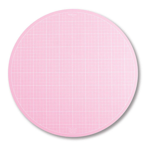Riley Blake Fabrics Sue Daley Round Rotating Cutting Board Mat 16 Inches
