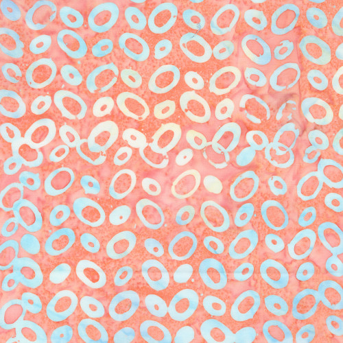 Windham Fabrics Anthology Batiks Kashmir Jacqueline de Jonge Ovals Peach