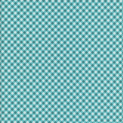 Benartex Fabrics Sweet Gingham Check Teal Blue White