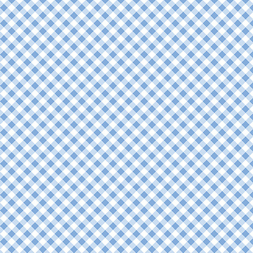 Benartex Fabrics Sweet Gingham Check Baby Blue White