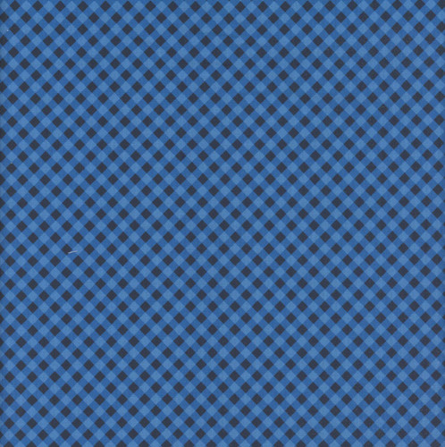 Benartex Fabrics Sweet Gingham Check Royal Blue Tonal