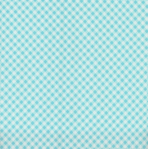 Benartex Fabrics Sweet Gingham Check Topaz Blue White