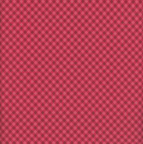 Benartex Fabrics Sweet Gingham Check Cherry Red Pink