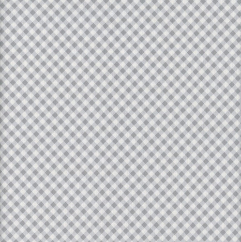 Benartex Fabrics Sweet Gingham Check Gray Cream