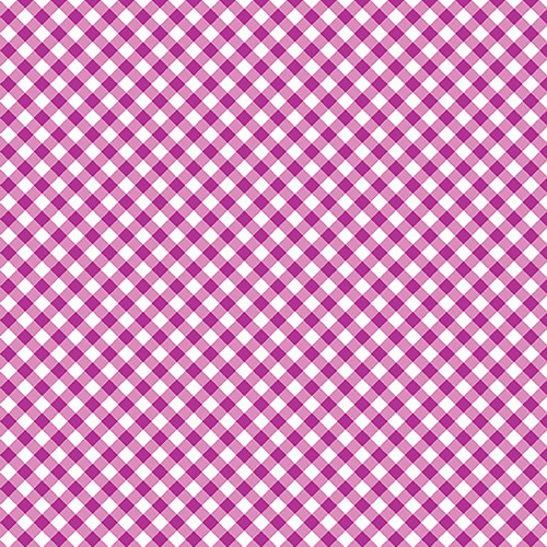 Benartex Fabrics Sweet Gingham Check Purple Pink White