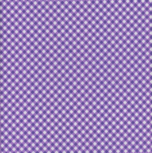 Benartex Fabrics Sweet Gingham Check Purple White
