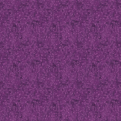 Benartex Fabrics Dragonfly Wonder Ann Lauer Plum Purple Cirrus Tonal Texture, a purple fabric with a mosaic-like tonal texture pattern.
