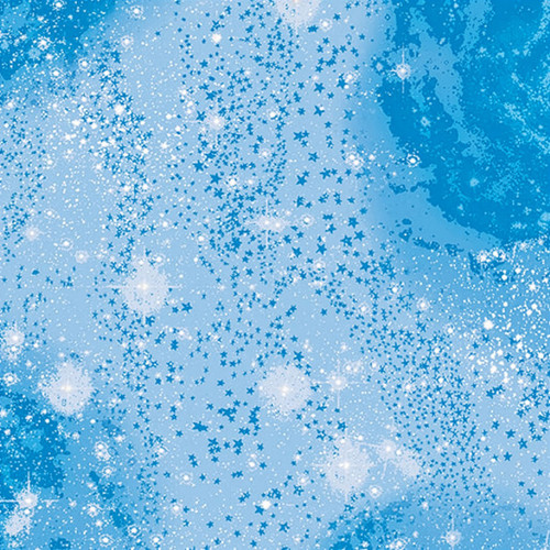 Benartex Fabrics Magical Sky Hogwarts Blue Sky