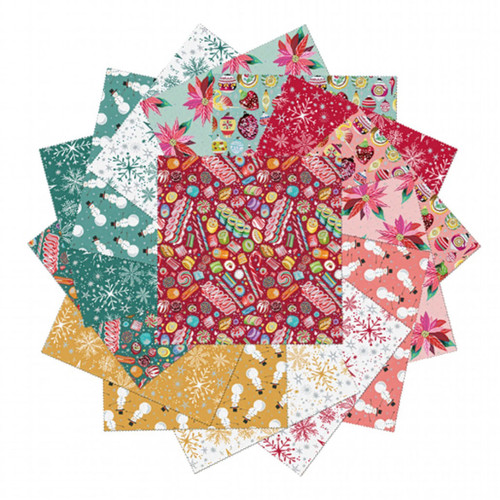 Benartex Fabrics Magical Season Layer Cake Ten Inch Squares