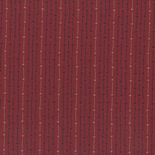 Henry Glass Fabrics Hearth and Home Janet Nesbitt Red Star Stripe