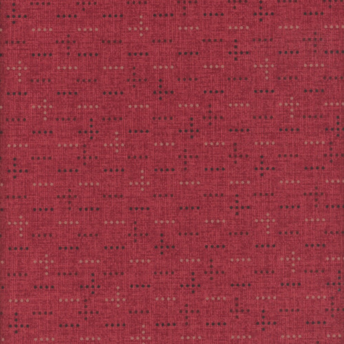 Henry Glass Fabrics Hearth and Home Janet Nesbitt Red Dot Texture