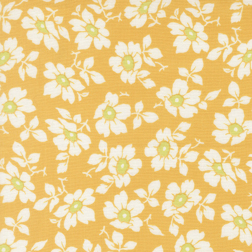 Moda Fabrics Summers End Fig Tree Co Sunflower Yellow Cosmos Florals