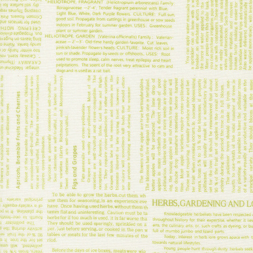 Moda Fabrics Summers End Fig Tree Co Clover Green Garden Collage Words