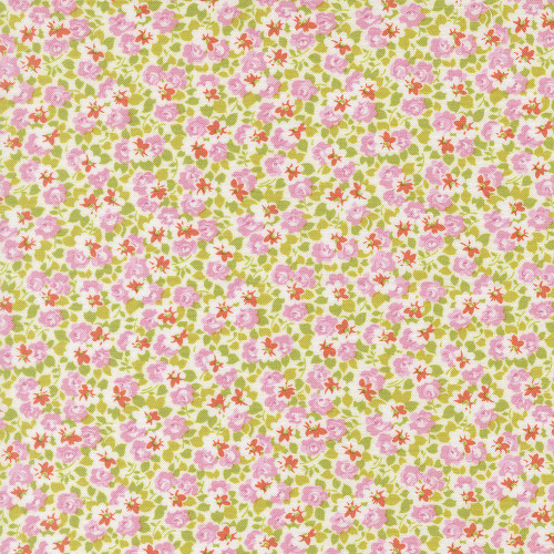 Moda Fabrics Summers End Fig Tree Co Lilac Pink Meadow Florals