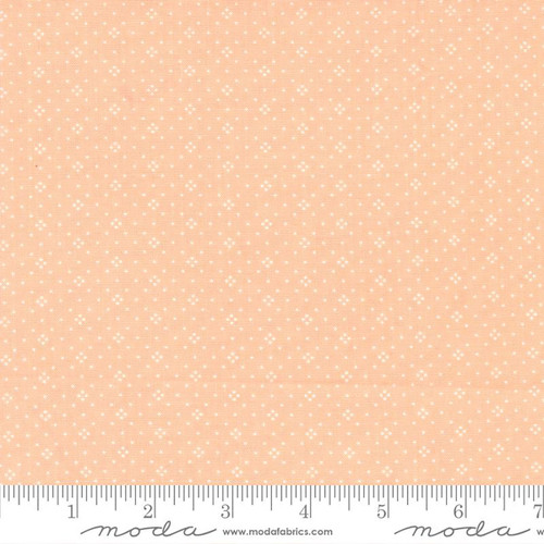 Moda Fabrics Eyelet Calico Basic Fig Tree Co Cantaloupe Peach Pink Orange