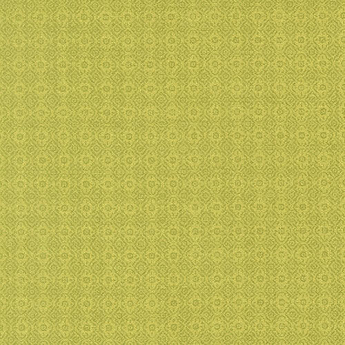 Moda Fabrics Summers End Fig Tree Co Grass Green Garden Trellis, green fabric with a subtle geometric garden trellis pattern