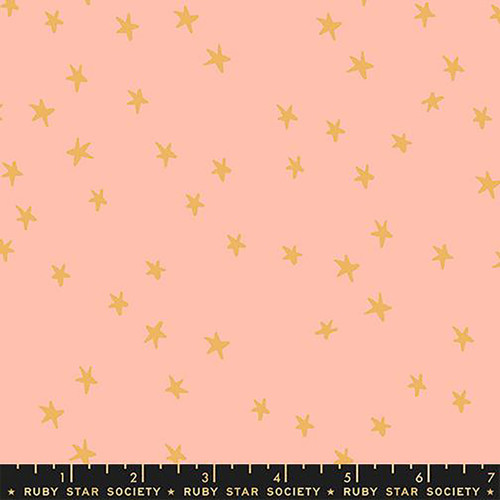 Moda Fabrics Starry Ruby Star Society Alexia Abegg Starry Peach Pink