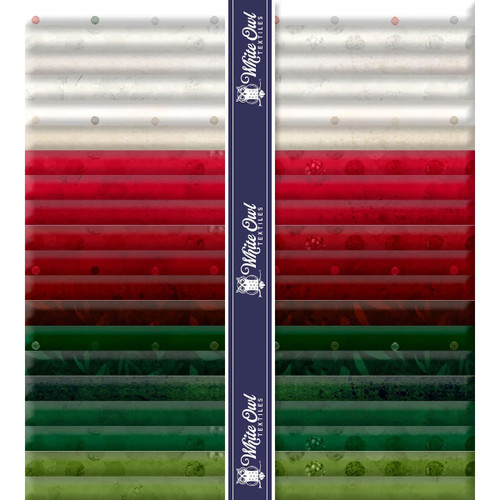 Lumin Fabrics White Owl Textiles Fundamentals: Yule Love This Fat Quarter Bundle 12