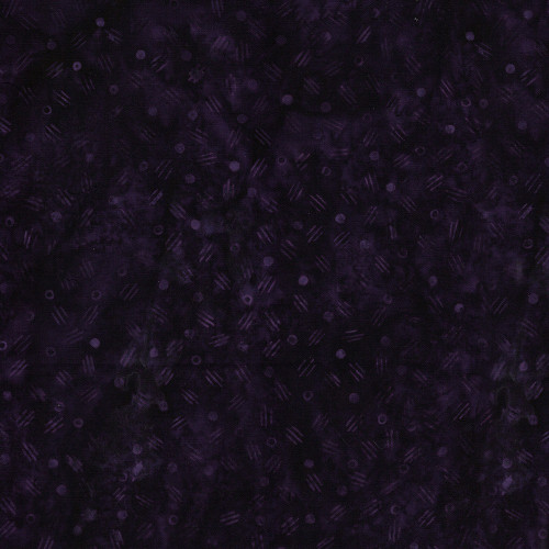 Lumin Fabrics Island Batik Spring Fling Seeds Purple Eggplant