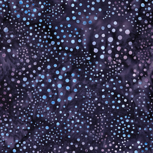 Lumin Fabrics Island Batik Pop Dots Circle Dots Purple Regal