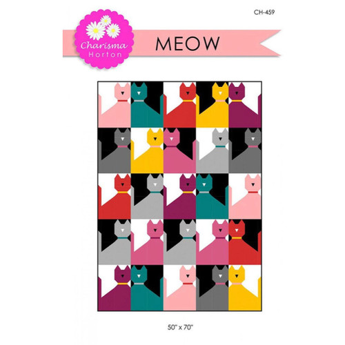 Riley Blake Fabrics Expressions Meow Quilt Pattern by Charisma Horton