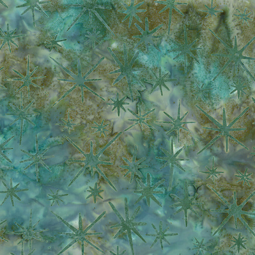 Riley Blake Fabrics Expressions Batiks Starburst Groove Spilled Tea Green