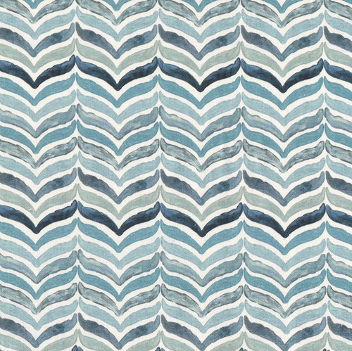 Studio E Fabrics A Drop in the Ocean Cathy Walters Slate Tail Chevron