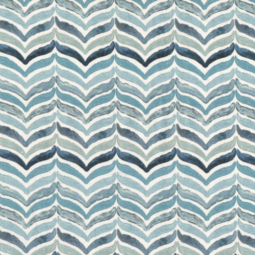 Studio E Fabrics A Drop in the Ocean Cathy Walters Slate Tail Chevron