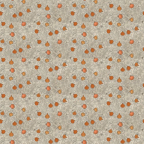 Riley Blake Fabrics Spooky Teresa Kogut Spooky Pumpkins Gray