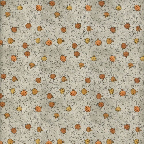 Riley Blake Fabrics Spooky Teresa Kogut Spooky Pumpkins Gray