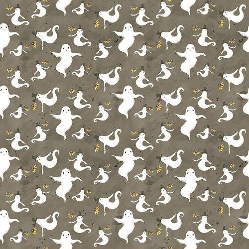 Riley Blake Fabrics Spooky Teresa Kogut Spooky Ghosts Tombstone
