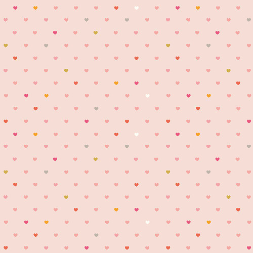 Riley Blake Fabrics Designer Flannel Meadow Serendipity 2 Hearts Blush