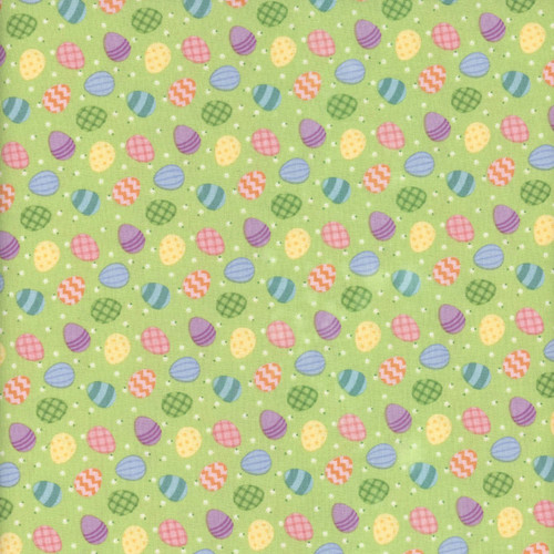 Riley Blake Fabrics Seasonal Basics Egg Toss Green
