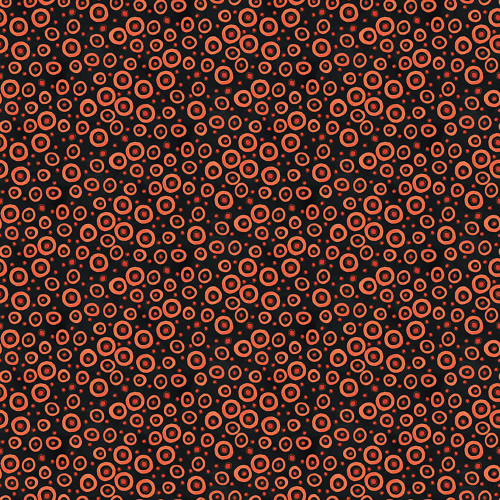Riley Blake Fabrics Spooky Teresa Kogut Spooky Polka Dots Black