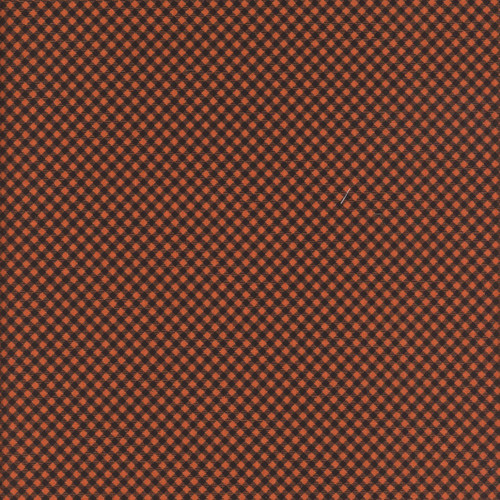 Riley Blake Fabrics Seasonal Basics Gingham Black on Orange
