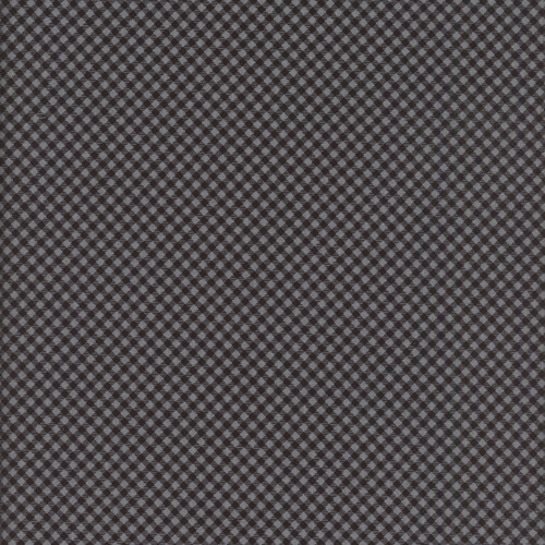 Riley Blake Fabrics Seasonal Basics Gingham Black on Gray