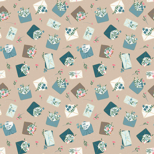 Riley Blake Fabrics Correspondence by Beverly McCollough Letters Beach