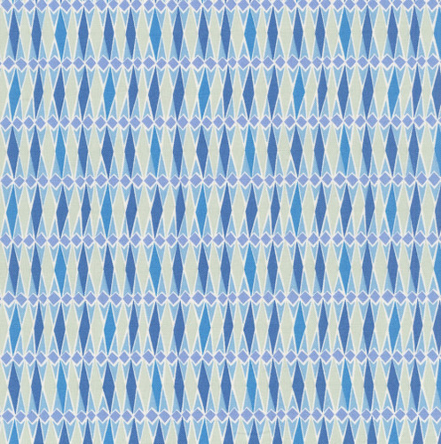 Riley Blake Fabrics Liberty Fabrics Lasenby Cotton Summer Fair Fairground Stripe B Blue Green